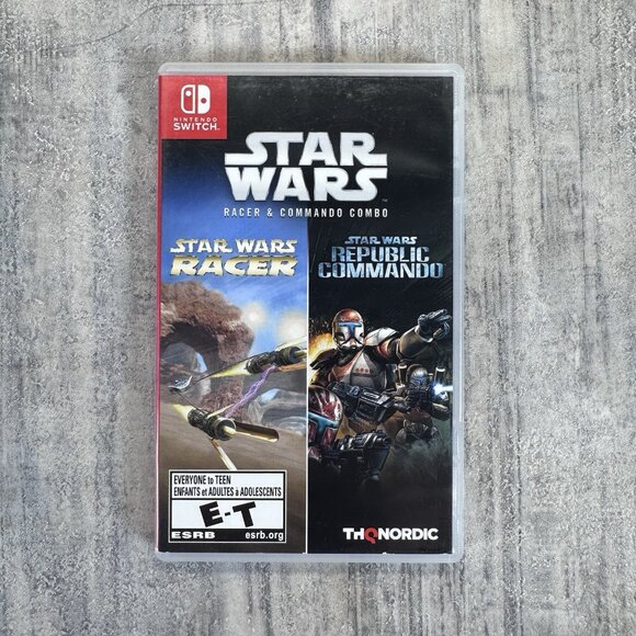 Star Wars Racer And Commando Combo - Nintendo switch - Case ONLY / No GAME - Picture 1 of 3